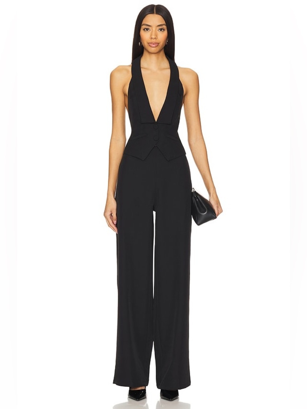 ALL THE WAYS 
Ciara Jumpsuit in Black